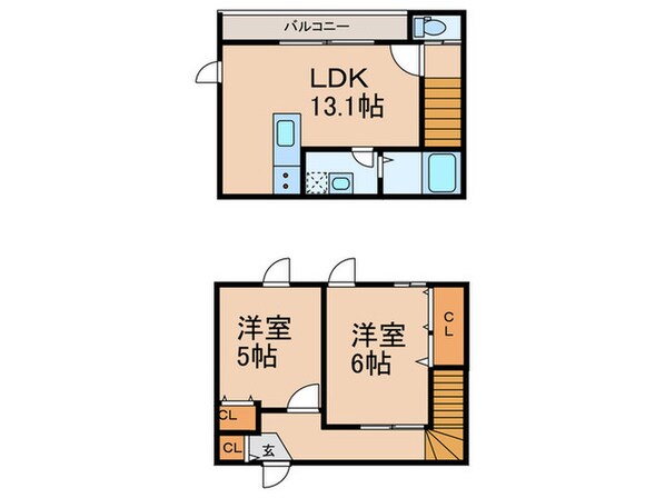 Imagawa Mid Garden Suiteの物件間取画像